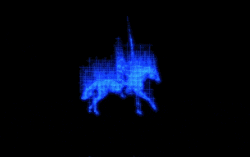 The blue knight